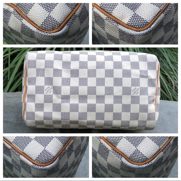 🚫SOLD🚫Auth. Louis Vuitton Speedy 25 Damier Azur - Picture 5 of 8